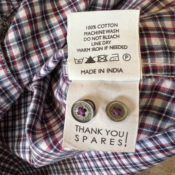 Rare Rabbit Men's Button Up Shirt, 100% Cotton - Picture 6 of 6